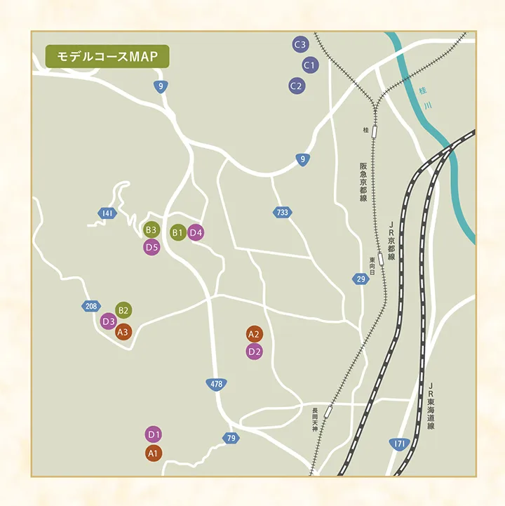 モデルコースMAP