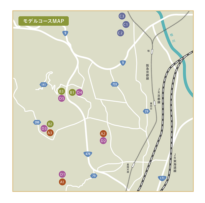 モデルコースMAP