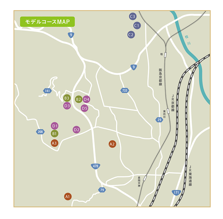 モデルコースMAP