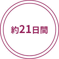 約21日間